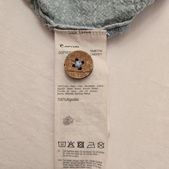 Rip Curl Cotton‎ Tank - Size M - Picture 5 of 7